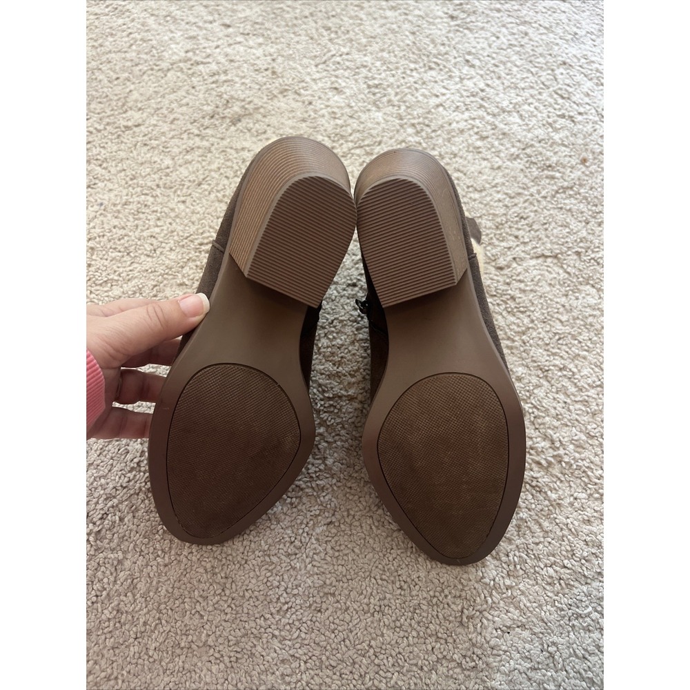 Womens Sugar Tula Western Booties ‎ Sherpa Sz 9 - Picture 5 of 7